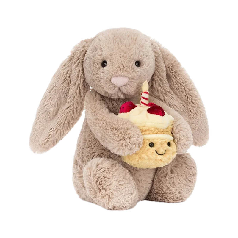 Jellycat Bashful 生日蛋糕兔 31cm