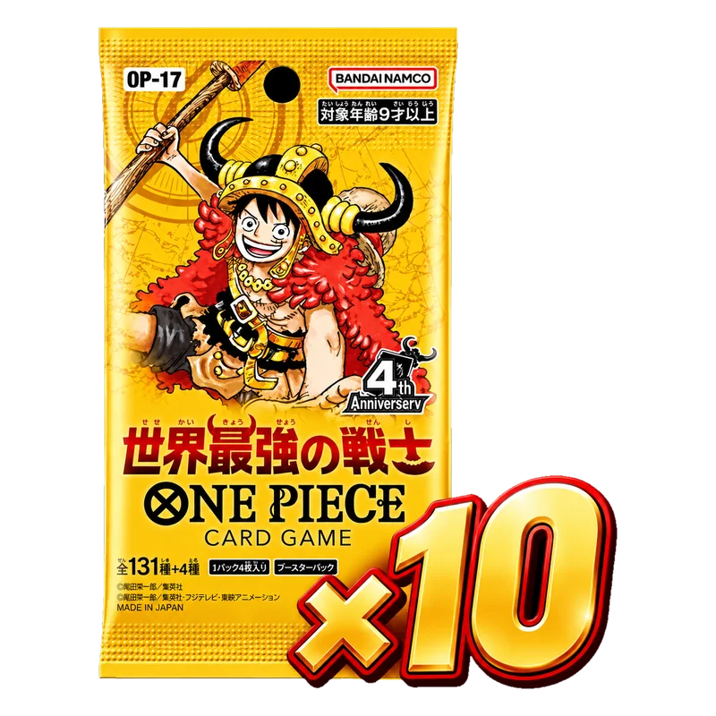 海賊王 世界最強的戰士 補充包 (OP17)日文版 10 包