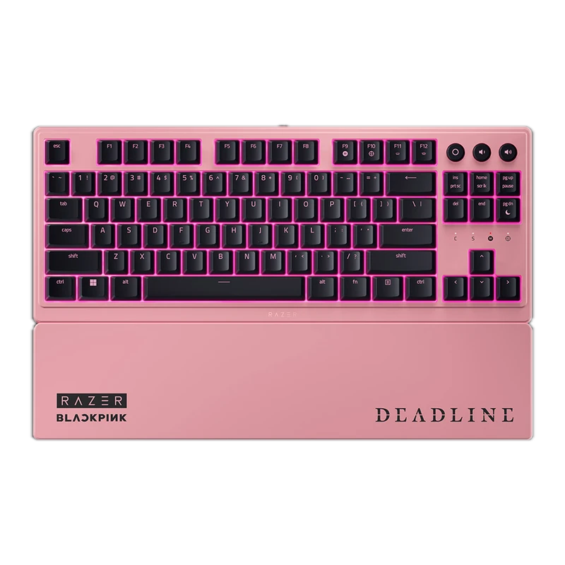 Razer ORNATA V3 TKL BLACKPINK 聯名款鍵盤